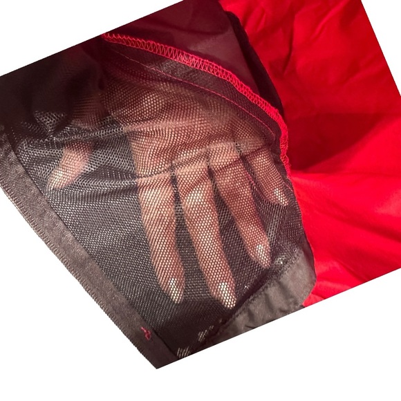 Sugoi Women’s Red/Blk Cycling Jacket Zip Front Back Pocket Pouch (Sz LRG) (EUC) - Picture 6 of 10